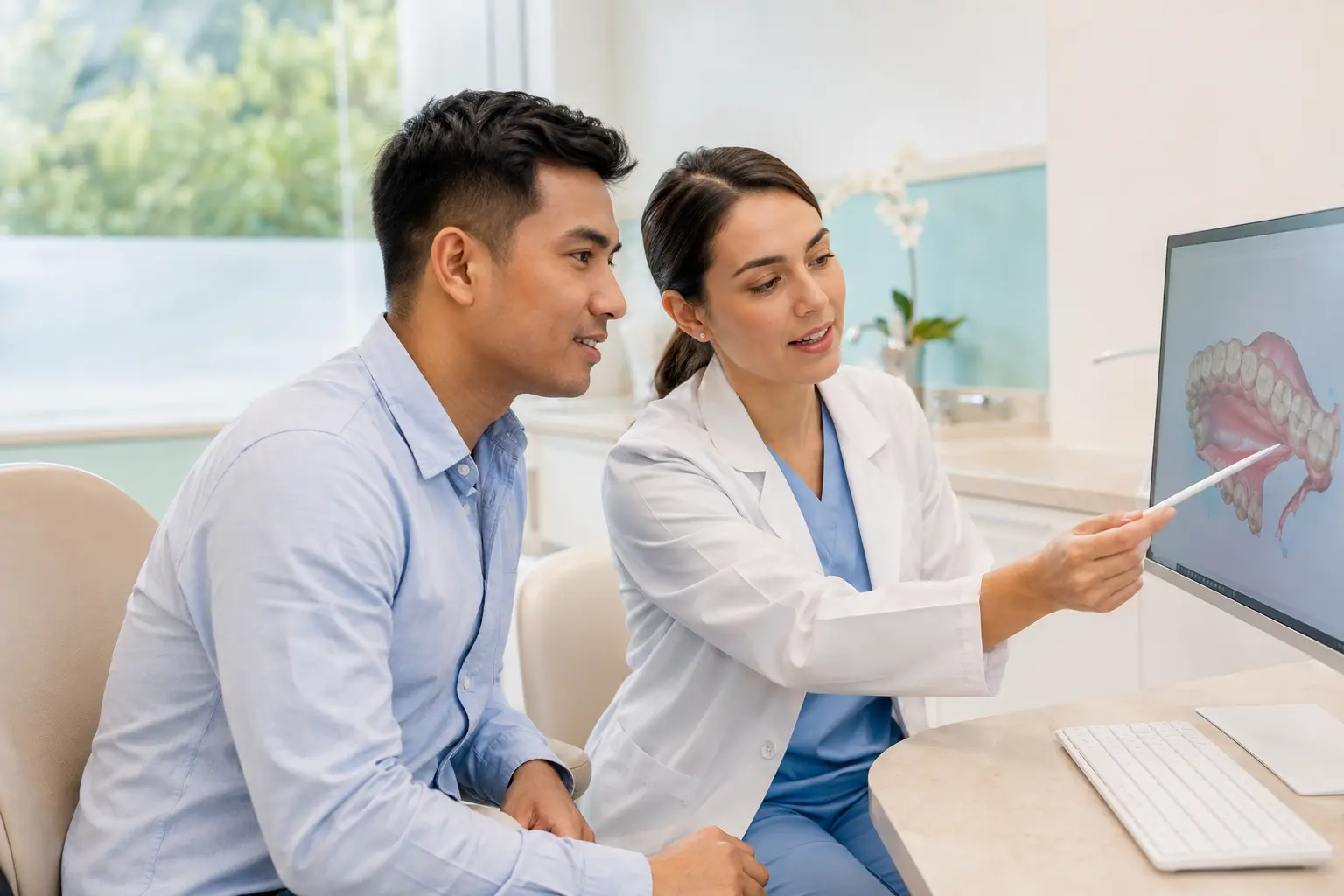 Dental care consultation