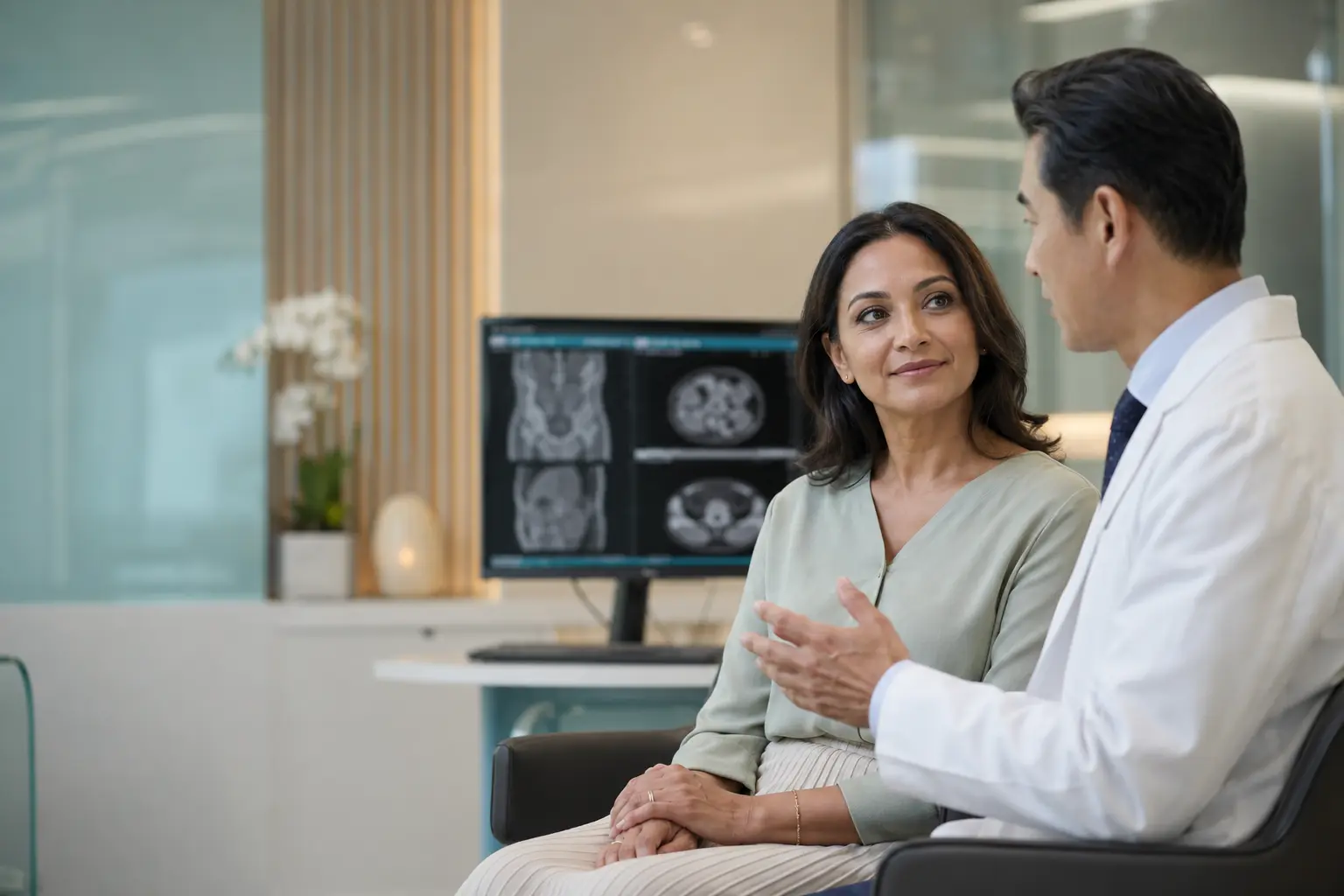 Advanced health screening consultation